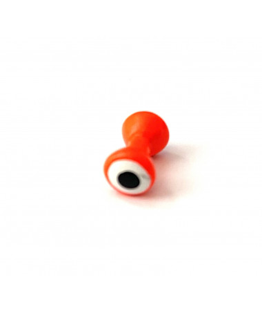 SMALL DOUBLE PUPIL FL.ORANGE/WHITE/BLACK